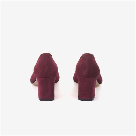 Mocassini Hakiki Deri Kadın Topuklu Süet Ayakkabı 49212