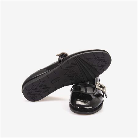 Mocassini Hakiki Deri Rugan Kadın Babet T02