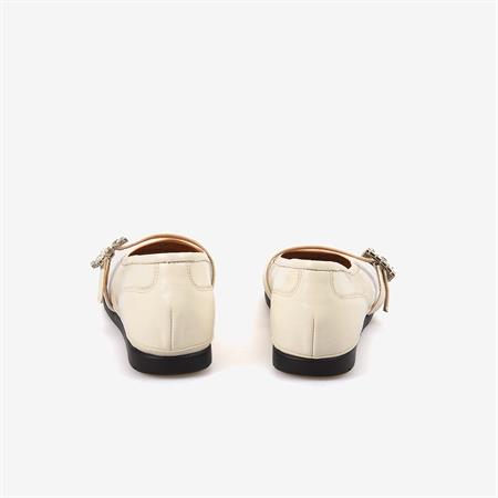 Mocassini Hakiki Deri Rugan Kadın Babet T02