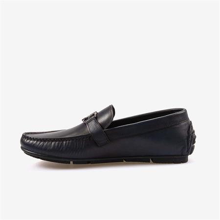Mocassini Hakiki Deri Tokalı Erkek Loafer M584