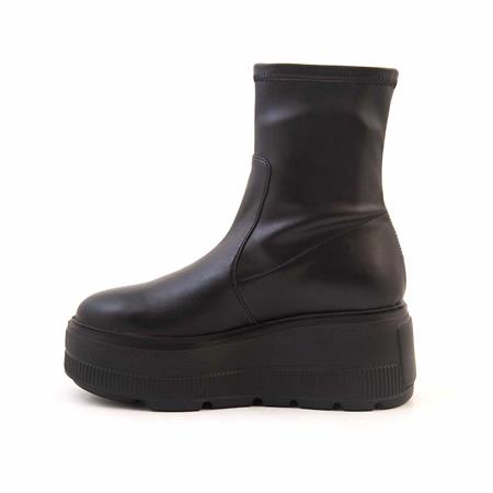 Mocassini Kadın Hakiki Deri Eva Taban Siyah Günlük Bot