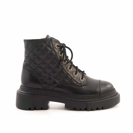 Mocassini Kadın Hakiki Deri Eva Taban Siyah Günlük Bot