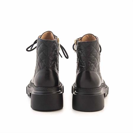 Mocassini Kadın Hakiki Deri Eva Taban Siyah Günlük Bot