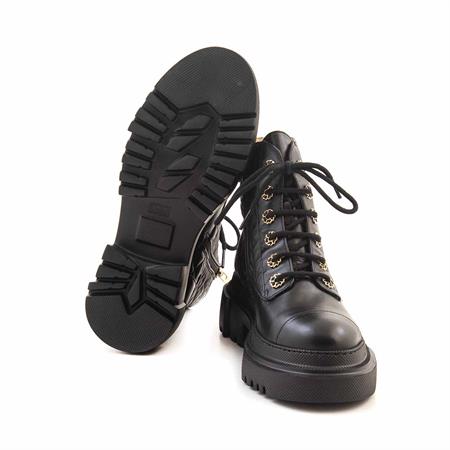 Mocassini Kadın Hakiki Deri Eva Taban Siyah Günlük Bot