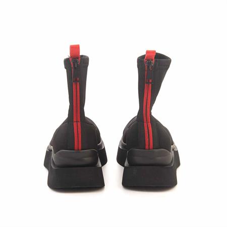 Mocassini Kadın Hakiki Deri Eva Taban Siyah Günlük Bot