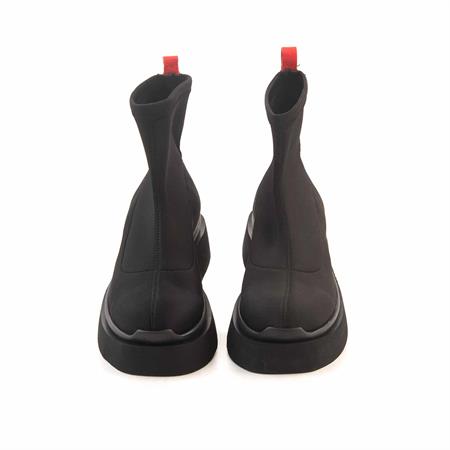 Mocassini Kadın Hakiki Deri Eva Taban Siyah Günlük Bot