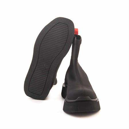 Mocassini Kadın Hakiki Deri Eva Taban Siyah Günlük Bot