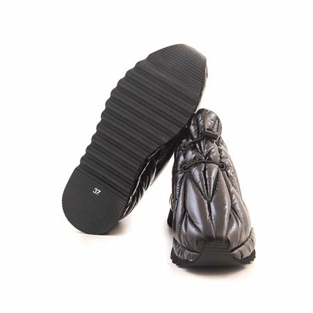 Mocassini Kadın Hakiki Deri Eva Taban Siyah Günlük Bot