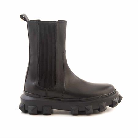 Mocassini Kadın Hakiki Deri Eva Taban Siyah Günlük Bot