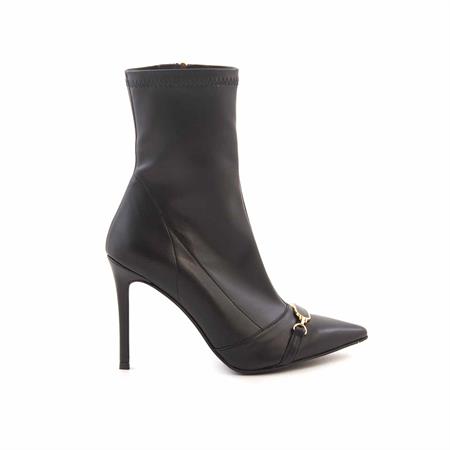 Mocassini Kadın Hakiki Deri Tpu Taban Siyah Günlük Bot