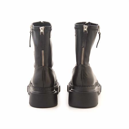 Mocassini Kadın Hakiki Deri Eva Taban Siyah Günlük Bot