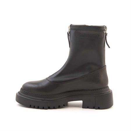 Mocassini Kadın Hakiki Deri Eva Taban Siyah Günlük Bot