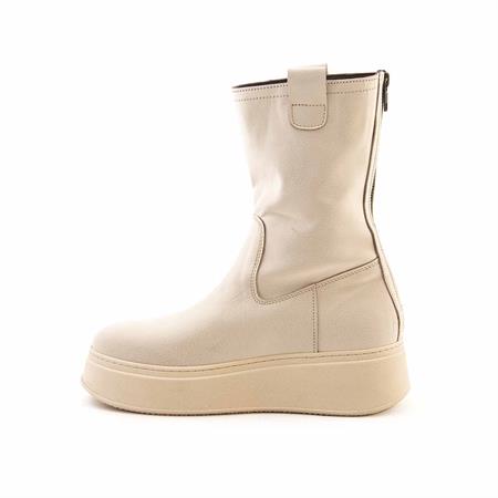 Mocassini Kadın Hakiki Deri Kauçuk Taban Bej Süet Günlük Bot