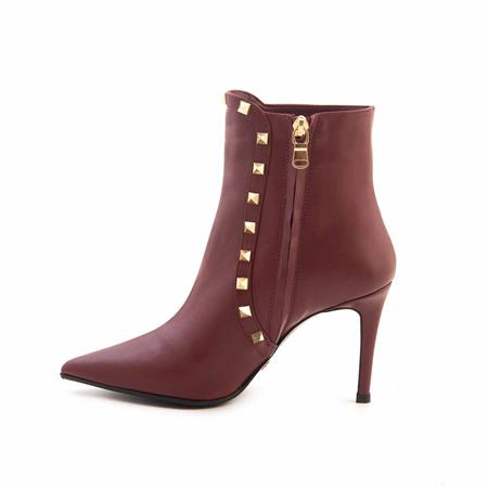 Mocassini Kadın Hakiki Deri Enjeksiyon Microlight Taban Bordo Günlük Bot