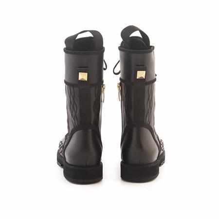 Mocassini Kadın Hakiki Deri Eva Taban Siyah Günlük Bot