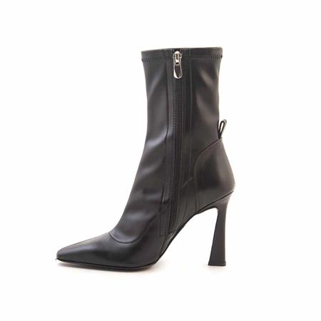 Mocassini Kadın Hakiki Deri Microlight Taban Siyah Günlük Bot