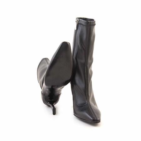 Mocassini Kadın Hakiki Deri Microlight Taban Siyah Günlük Bot