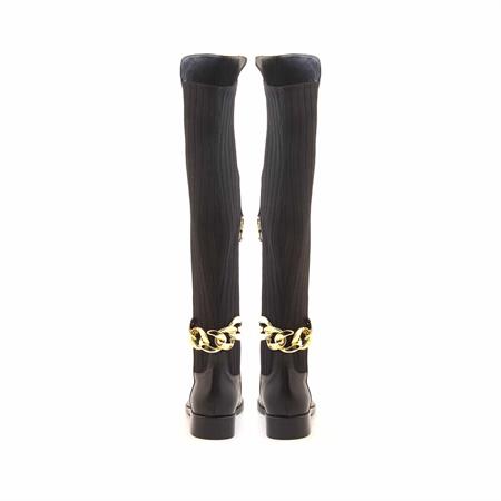 Mocassini Kadın Hakiki Deri Enjeksiyon Microlight Taban Siyah Günlük Çizme