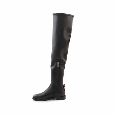 Mocassini Kadın Hakiki Deri Eva Taban Siyah Günlük Çizme