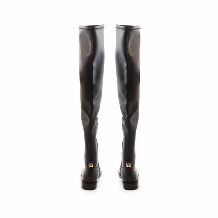 Mocassini Kadın Hakiki Deri Eva Taban Siyah Günlük Çizme