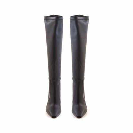 Mocassini Kadın Hakiki Deri Microlight Taban Siyah Günlük Çizme