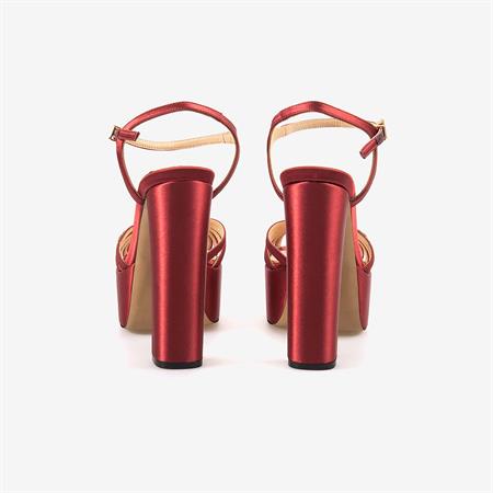 Mocassini Kadın Gece & Abiye Mürdüm Ayakkabı