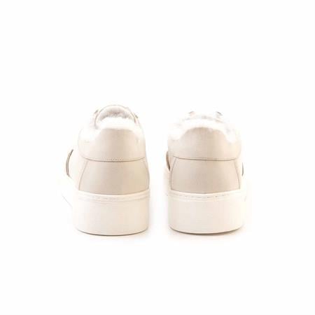 Mocassini Kadın Hakiki Deri Kauçuk Taban Bej Spor & Sneaker Ayakkabı