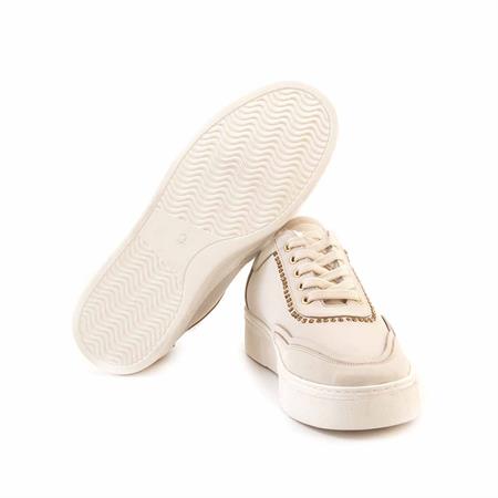 Mocassini Kadın Hakiki Deri Kauçuk Taban Bej Spor & Sneaker Ayakkabı