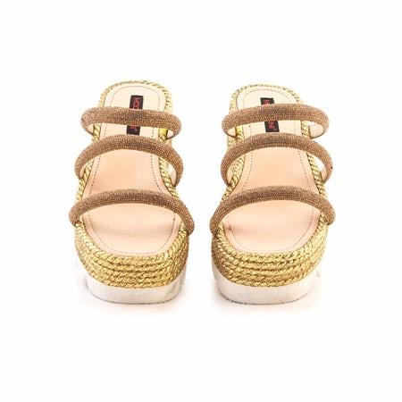 Mocassini Kadın Hakiki Deri Eva Taban Bej Terlik Terlik