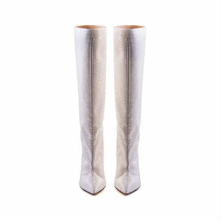 Mocassini Kadın Hakiki Deri Microlight Taban Gümüş Günlük Çizme