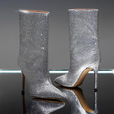 Mocassini Kadın Hakiki Deri Microlight Taban Gümüş Günlük Bot