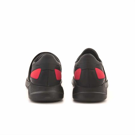 Mocassini Erkek Hakiki Deri Kauçuk Taban Siyah - Gri Spor & Sneaker Ayakkabı