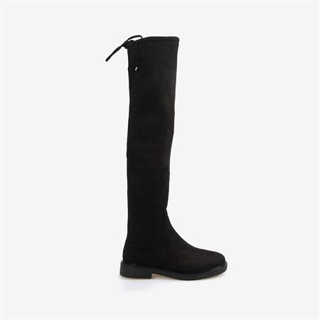 Mocassini Strech Diz Üstü Kadın Çizme 5720-72