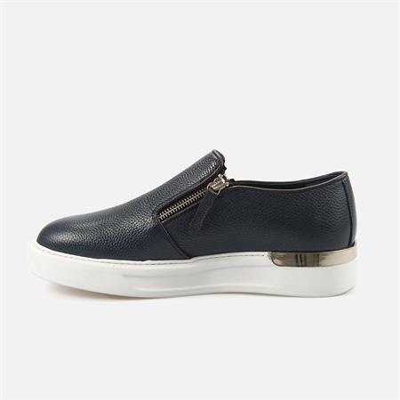 Mocassini Erkek Hakiki Deri Eva Taban Lacivert Spor & Sneaker Ayakkabı
