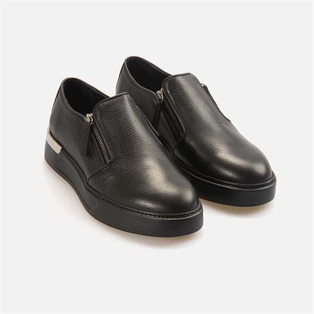 Mocassini Erkek Hakiki Deri Eva Taban Siyah Spor & Sneaker Ayakkabı