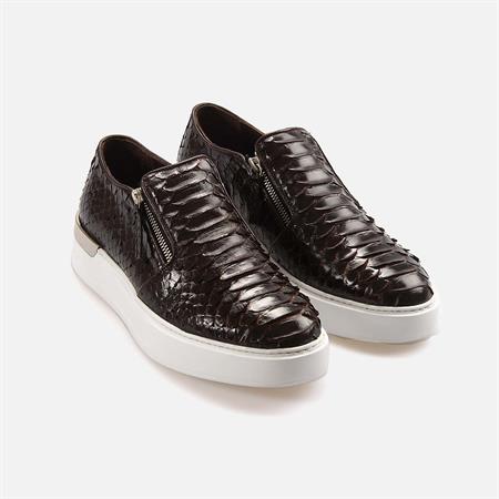 Mocassini Erkek Hakiki Deri Eva Taban Kahverengi Spor & Sneaker Ayakkabı