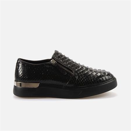 Mocassini Erkek Hakiki Deri Eva Taban Siyah Spor & Sneaker Ayakkabı