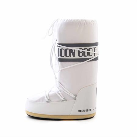 Moonboot Kadın Dolgu Taban Beyaz Kar Botu Çizme
