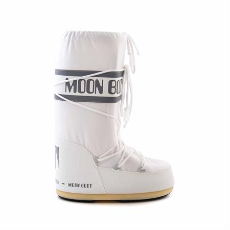 Moonboot Kadın Dolgu Taban Beyaz Kar Botu Çizme