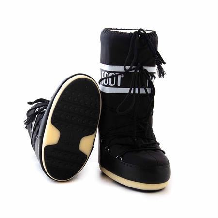 Moonboot Kadın Dolgu Taban Siyah Kar Botu Çizme