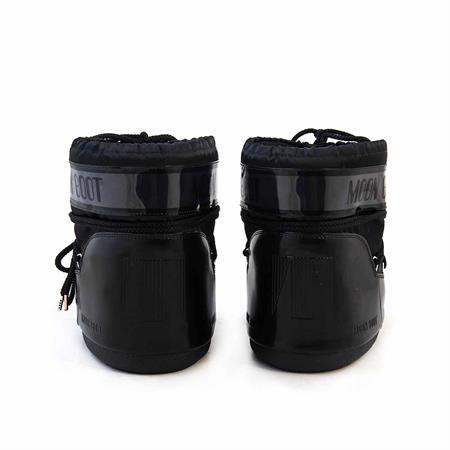 Moonboot Kadın Dolgu Taban Siyah Kar Botu Çizme