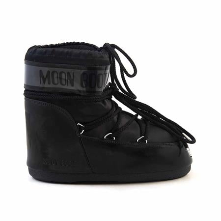 Moonboot Kadın Dolgu Taban Siyah Kar Botu Çizme