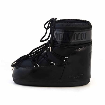 Moonboot Kadın Dolgu Taban Siyah Kar Botu Çizme