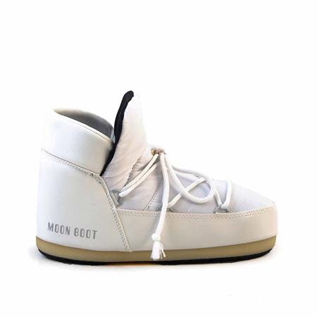 Moonboot Kadın Dolgu Taban Beyaz Kar Botu Çizme