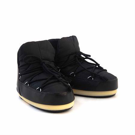 Moonboot Kadın Dolgu Taban Siyah Kar Botu Çizme