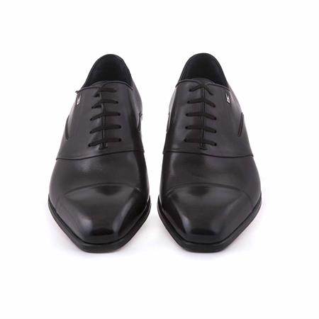 Moreschi Erkek Hakiki Deri Kösele Taban Kahverengi Klasik Ayakkabı