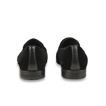 Moreschi Erkek Süet Kösele Taban Siyah Süet Klasik Ayakkabı
