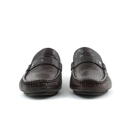 Moreschi Erkek Hakiki Deri Eva Taban Testa Dı Mor Klasik Ayakkabı