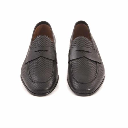 Moreschi Erkek Hakiki Deri Siyah Klasik Ayakkabı