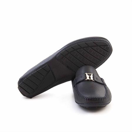 Moreschi Erkek Hakiki Deri Kösele Taban Lacivert Mavi Klasik Ayakkabı